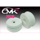 Wheels 1/8 Buggy Mega white (2) - 6MIK - PJ810