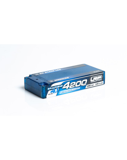 Hv Hyp Lcg Shorty Graphene 4200Mah 7.6V Lipo 120C/60C - LRP - 432273
