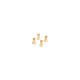 5mm Gold Connectors - Worksteam - 14mm Length (4 Pcs.) - LRP - 499305