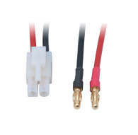 Universal Charging Lead - 50Cm - 4mm To Tamiya/Jst Plug - LRP - 65820