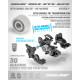 Pignon 38 dents LCG - Ultra durable - XRAY - 324238-P