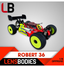 1/8 Offroad Body Robert36 Light Weight - HOT RACE - LB08RB-L