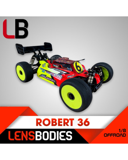 1/8 Offroad Body Robert36 Light Weight - HOT RACE - LB08RB-L