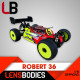 1/8 Offroad Body Robert36 Ultra Light Weight - HOT RACE - LB08RB-UL