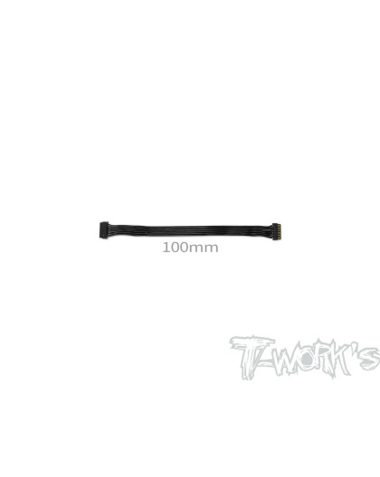 Bl Motor Flat Sensor Cable 100mm(Black) - T-WORKS - EA-038-100