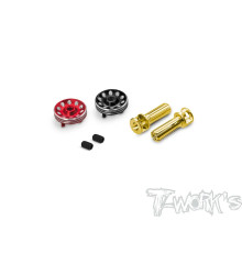 Connector 5mm long - Black/Red V2 - T-WORKS - EA-048-5BR