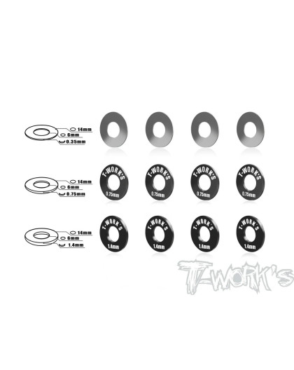 Rondelles réglages carrossage - T-WORKS - TO-248-A