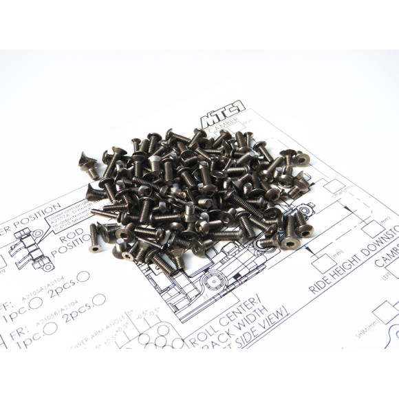  Mtc1 Titanium Hex Socket Screw Set - HIRO SEIKO - 48181