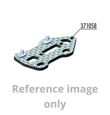 X1 CARBON FRONT UPPER ARM MOUNT PLATE - XRAY - 371058
