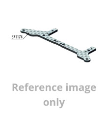 X1 CARBON 3S REAR POD LOWER PLATE - FRONT - XRAY - 371174