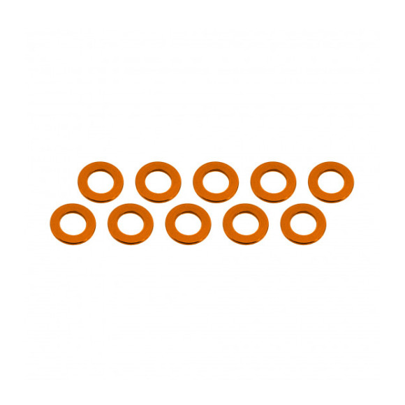 Rondelles 3x6x0.5mm - Orange (10pcs) - ULTIMATE - UR1504-G