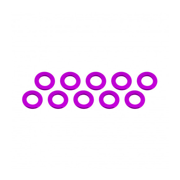 Aluminum Shim (3X6X0.5mm)  Pink (10Pcs) - ULTIMATE - UR1504-PK