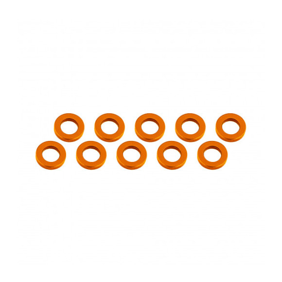 Rondelles 3x6x1mm - Orange (10pcs) - ULTIMATE - UR1505-G