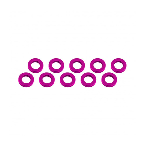 Rondelles 3x6x1mm - Rose (10pcs) - ULTIMATE - UR1505-PK