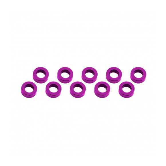Aluminum Shim (3X6X2mm)  Pink (10Pcs) - ULTIMATE - UR1506-PK