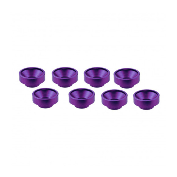 M3 Aluminum Servo Washer Purple (8 Pcs) - ULTIMATE - UR1507-P