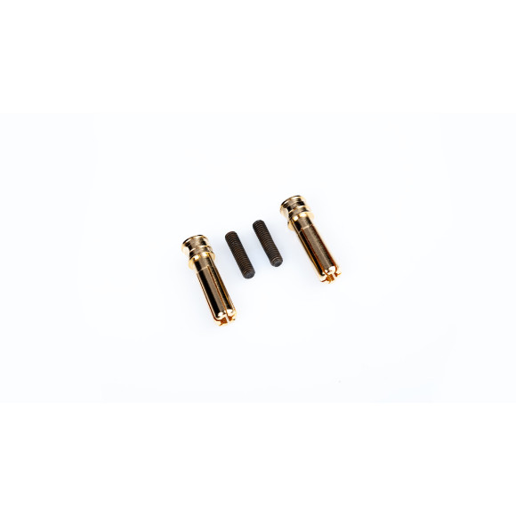 5mm Adjustable Gold Connectors - 18mm Length (2) - NOSRAM - 999200