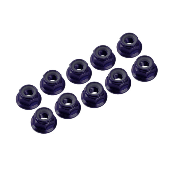 Ecrous épaulé 4mm Noir (x10) - ULTIMATE - UR1513-N