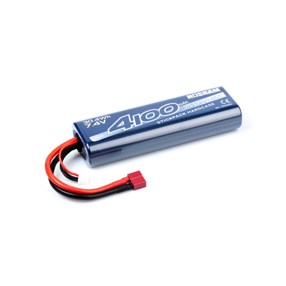 Lipo 4100 2S 50C Stickpack Hardcase - T-Plug - NOSRAM - 999302U