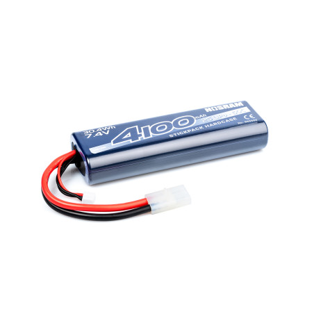 Lipo 4100 2S 50C Stickpack Hardcase - Tamiya Plug - NOSRAM - 999302