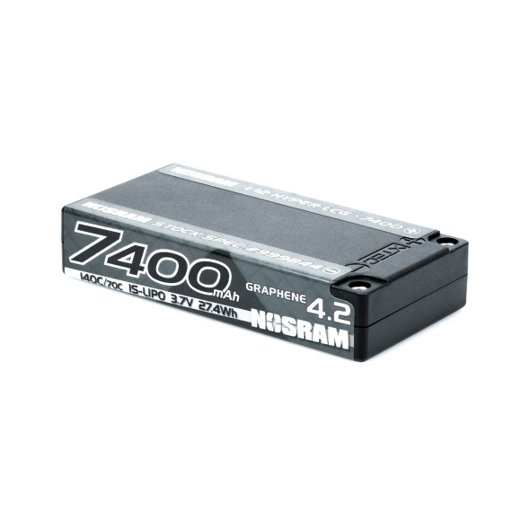 Lipo Hlcg 7400Mah 1S Hv 1/12 Graphene 140C/70C - NOSRAM - 999844