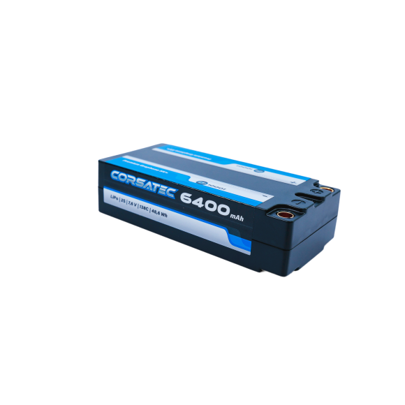 Graphene HV+ Lipo 2s shorty 6400 mah 138C - CORSATEC - CT10001
