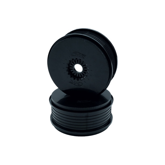 Wheels 1/8 Buggy Mega Black Hard (2) - 6MIK - PJ813
