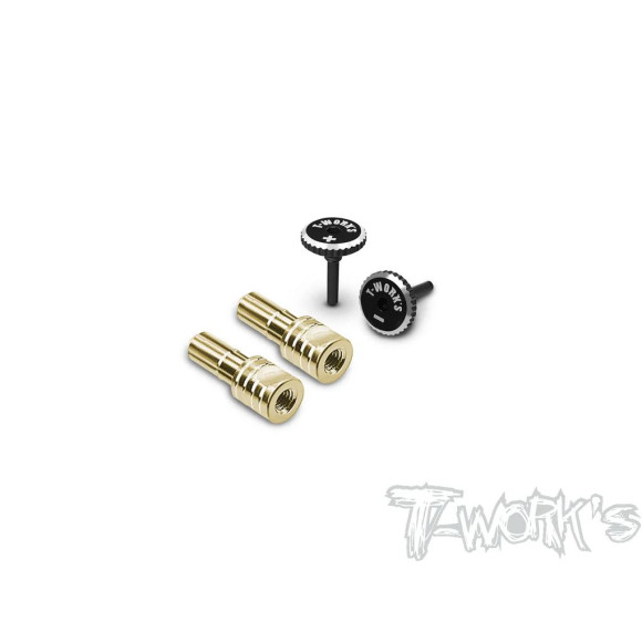 Polarity Heatsink Connector 5mm - Black/Black V2 -T-WORKS -EA-042-5BB