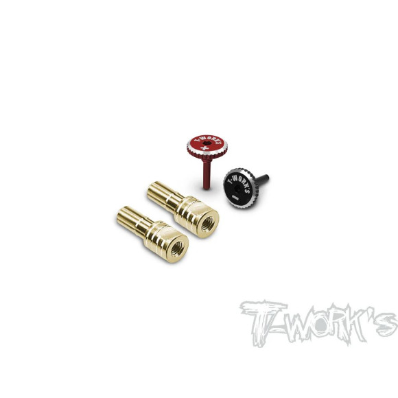 Polarity Heatsink Connector 5mm - Black/Red V2 - T-WORKS - EA-042-5BR