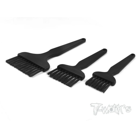 Width Board Cleaning Nylon Bristle Brush 3Pcs./Set - T-WORKS - TA-061