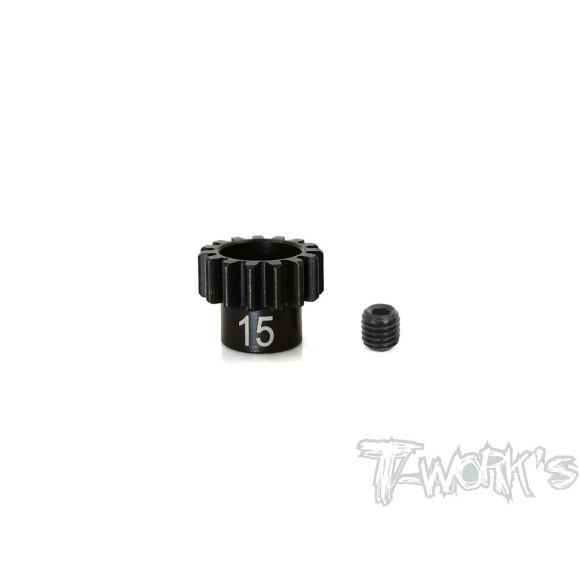 M1 Steel Short Pinion Gear (15T) - T-WORKS - TE-219-15