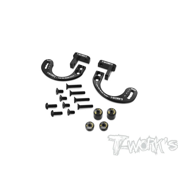 Front Hub Weight System For Associated RC8B4 - T-WORKS - TO-358-AE