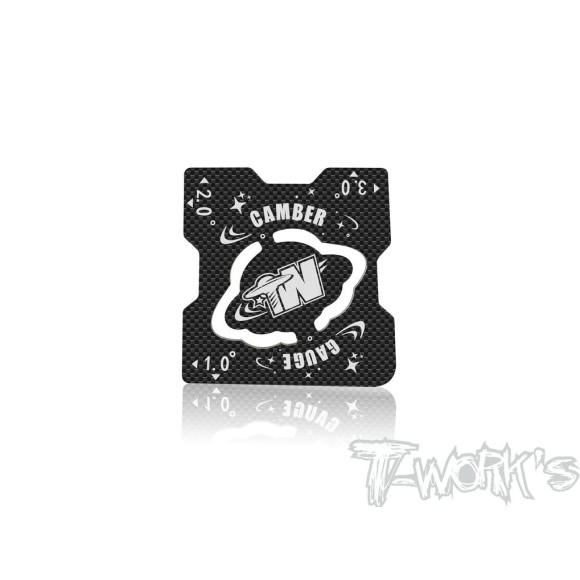 1/8-1/10 Buggy Carbon-Faced Camber Gauge - T-WORKS - TT-131-A