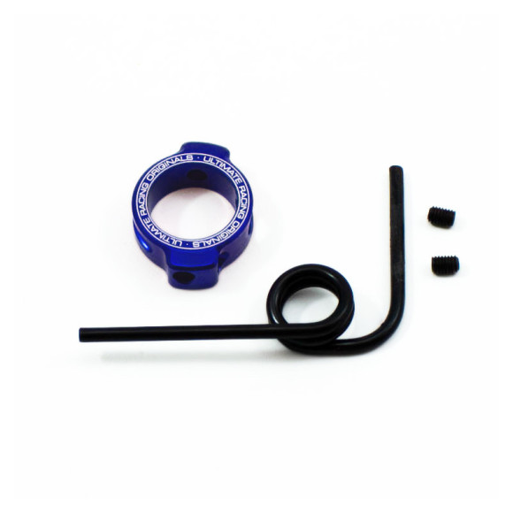 Muffler Support Alu. Ring - Blue - ULTIMATE - UR1761-A