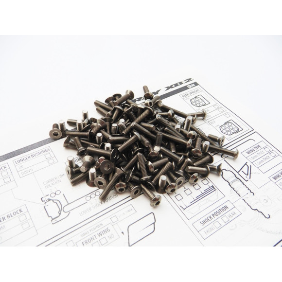  Xb2C'18 Titanium Hex Socket Screw Set - HIRO SEIKO - 48201