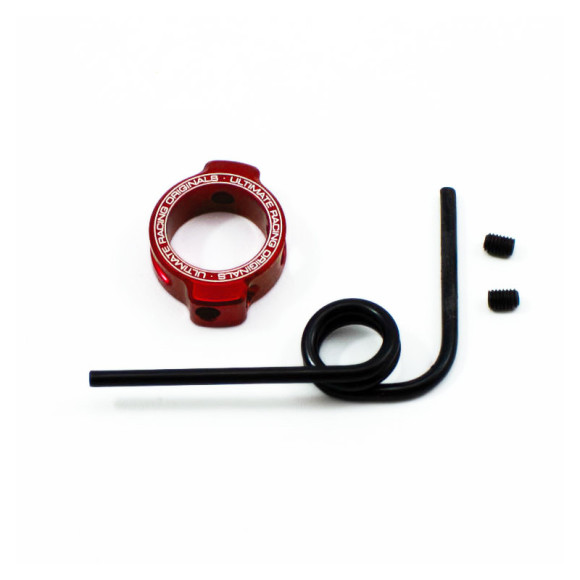 Muffler Support Alu. Ring - Red - ULTIMATE - UR1761-R