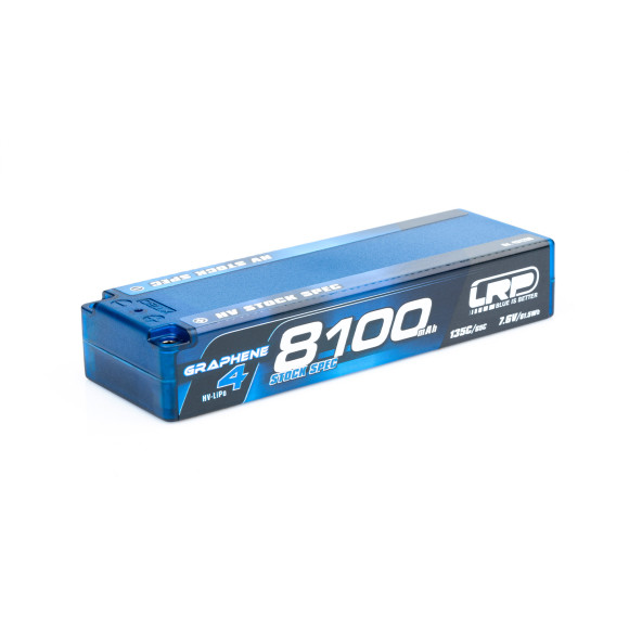 Hv Stock Spec Graphene-4 8100Mah 7.6V Lipo 135C/65C - LRP - 431280
