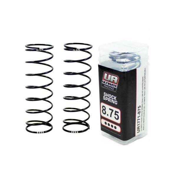 Front Shock Spring 70mm 1.6/8.75T (4 Dots) - ULTIMATE - UR1771-875