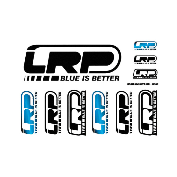 Lrp Logo Decal Sheet 3 Small - LRP - A001402