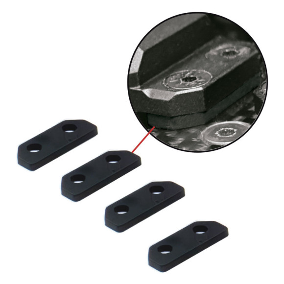 Rubber Anti-Vibration Servo Spacer (4Pcs) - ULTIMATE - UR1810-R