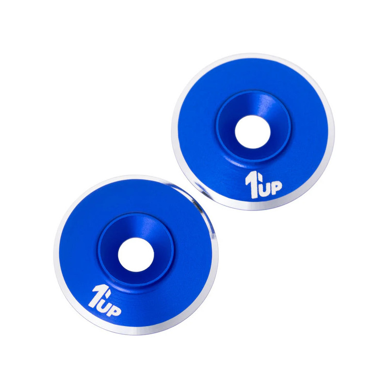 LowPro Wing Washers - M3 - 2pcs - Dark Blue Shine - 1UP - 1UP-820121