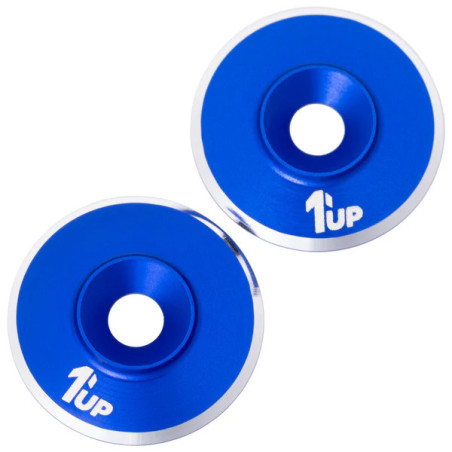 LowPro Wing Washers - M3 - 2pcs - Dark Blue Shine - 1UP - 1UP-820121