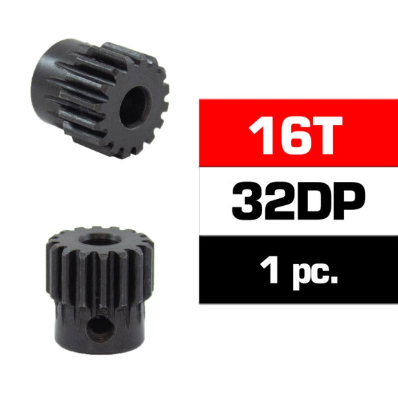 Hss Steel 32Dp Pinion Gear 16T W/5.0mm Bore - ULTIMATE - UR4312-16