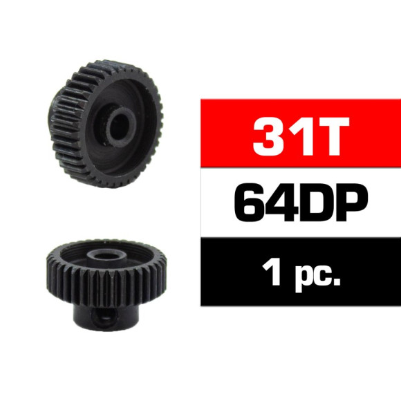 Hss Steel 64Dp Pinion Gear 31T W/3.17mm Bore - ULTIMATE - UR4316-31