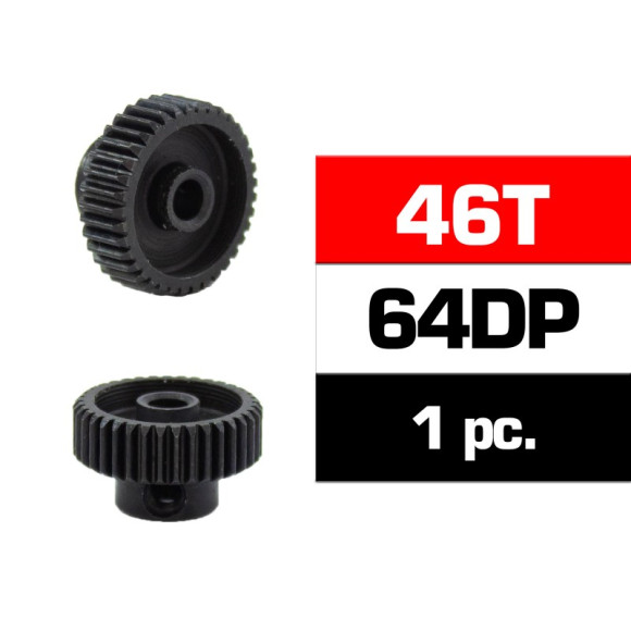 Hss Steel 64Dp Pinion Gear 46T W/3.17mm Bore - ULTIMATE - UR4316-46