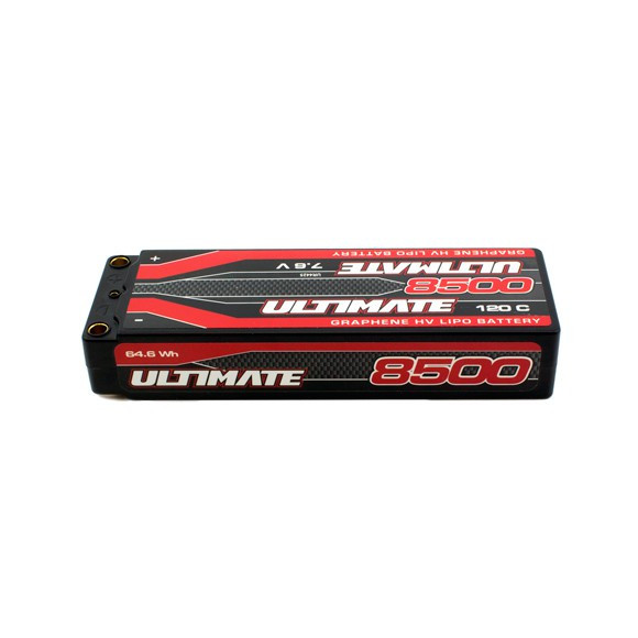 Graphene Hv Lipo Stick 8500 7.6V 120C 5mm Tubes - ULTIMATE - UR4425