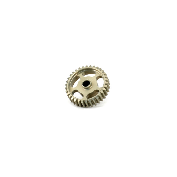  Hard Coated Alum. Pinion Gear (Mos2) Dp48-34T - HIRO SEIKO - 48250
