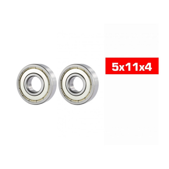 5X11X4mm Hs Metal Shielded Bearing Set (2Pcs) - ULTIMATE - UR7820-2