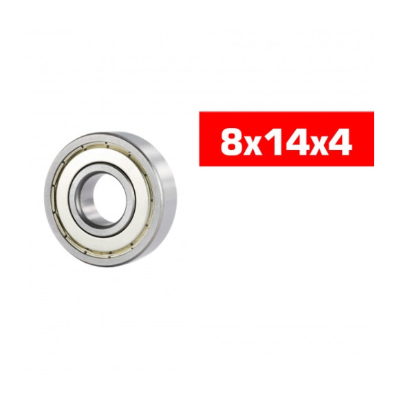8X14X4mm Hs Metal Shielded Bearing Set (10Pcs) - ULTIMATE - UR7844