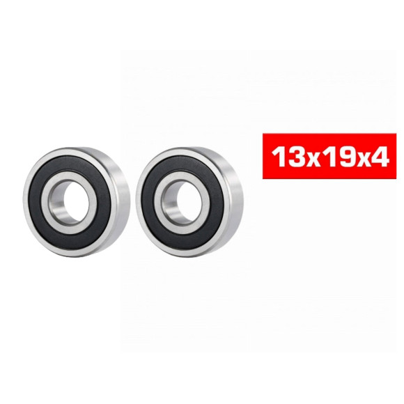 13X19X4mm Hs 2Rs Chrome Steel Bearing Set (2) - ULTIMATE - UR7853-2